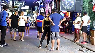 Pattaya Ambling Rue Nightlife 2019 (Thaï Filles)